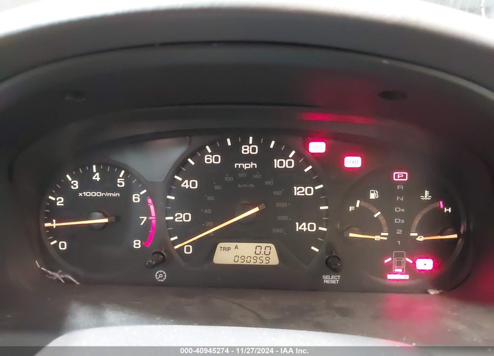 2001 HONDA ACCORD 3.0 LX VIN: 1HGCG16451A069319