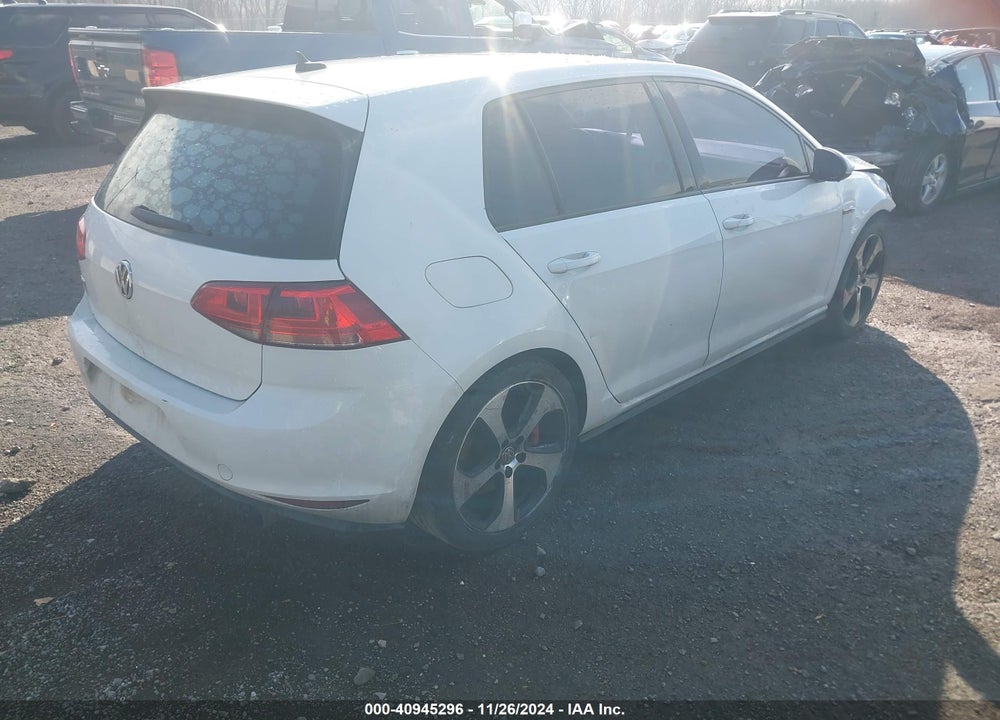 2017 VOLKSWAGEN GOLF GTI AUTOBAHN 4-DOOR/S 4-DOOR/SE 4-DOOR/SPORT 4-DOOR VIN: 3VW547AUXHM040872