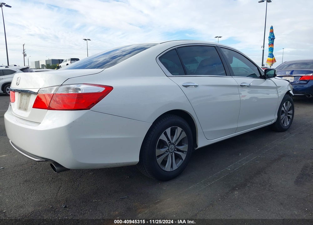 2013 HONDA ACCORD LX VIN: 1HGCR2F36DA201550
