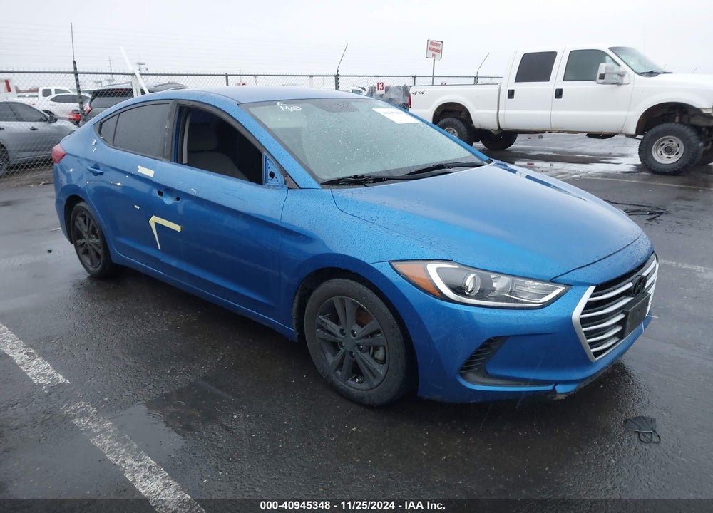 2018 HYUNDAI ELANTRA SEL VIN: 5NPD84LF6JH349122