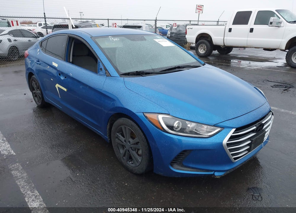 2018 HYUNDAI ELANTRA SEL VIN: 5NPD84LF6JH349122