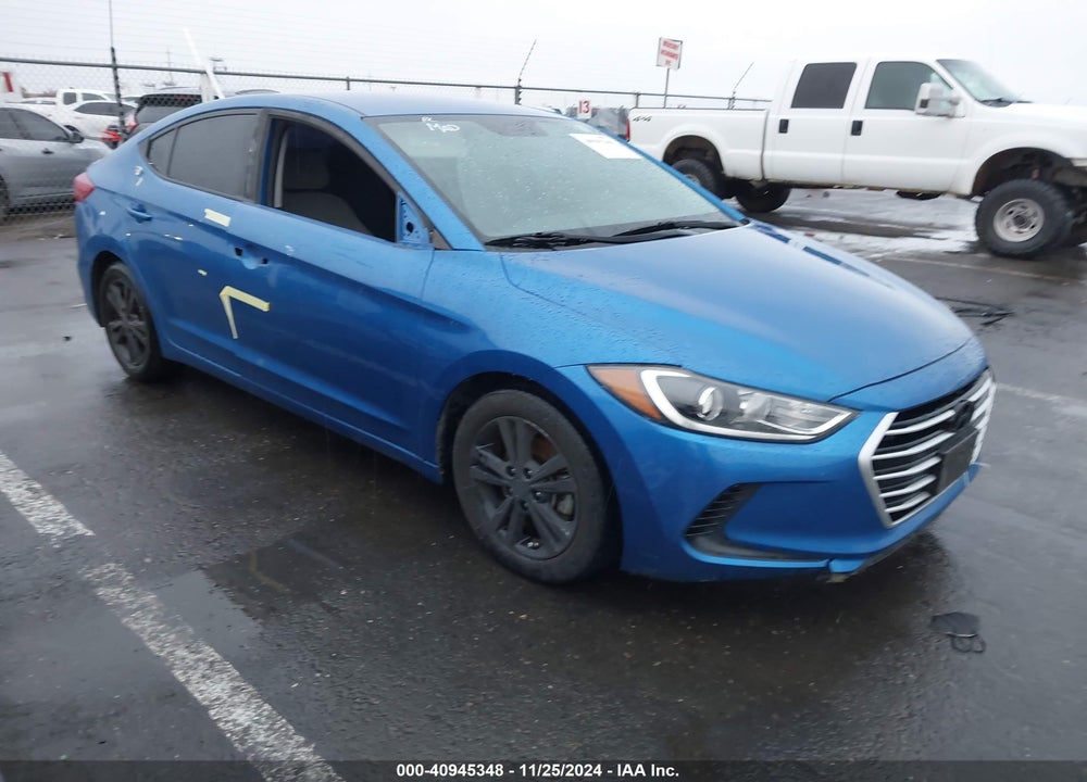 2018 HYUNDAI ELANTRA SEL VIN: 5NPD84LF6JH349122