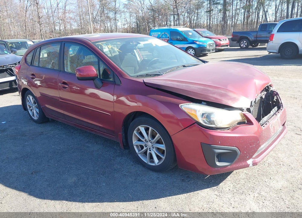 2012 SUBARU IMPREZA 2.0I PREMIUM VIN: JF1GPAD68CH243775