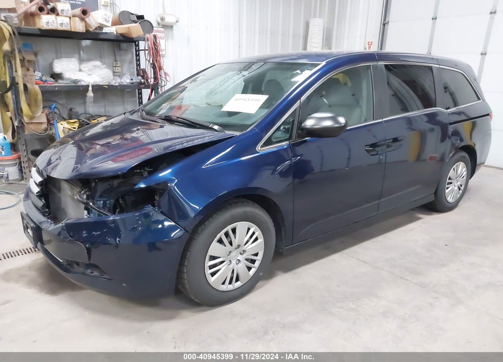 2016 HONDA ODYSSEY LX VIN: 5FNRL5H27GB075310