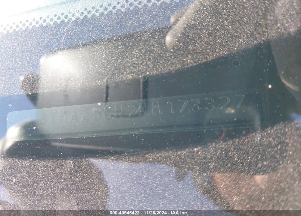2022 TOYOTA TACOMA VIN: 3TMAZ5CN2NM173327