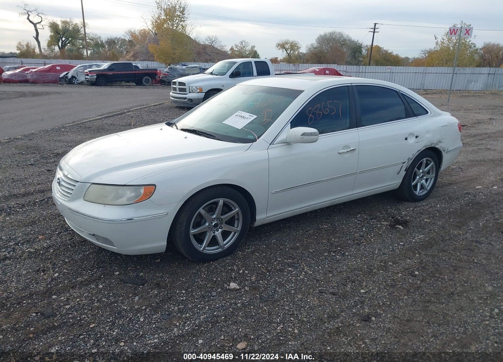 2007 HYUNDAI AZERA LIMITED/SE VIN: KMHFC46FX7A171987