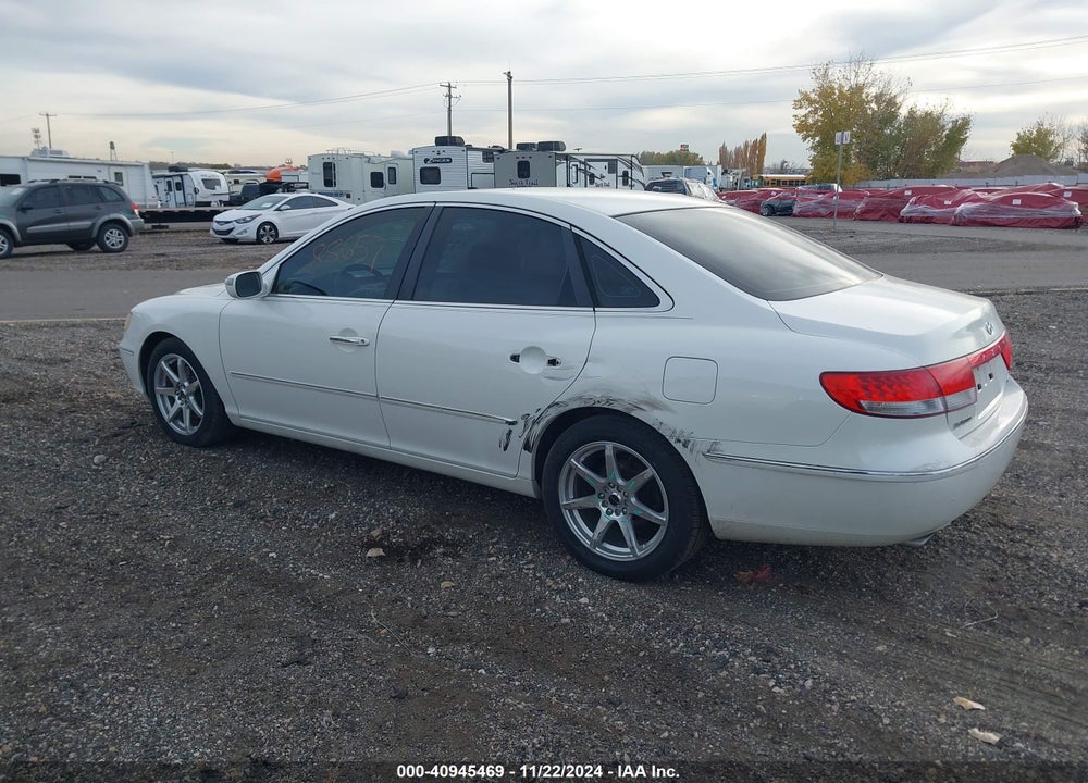 2007 HYUNDAI AZERA LIMITED/SE VIN: KMHFC46FX7A171987