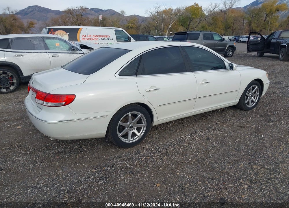 2007 HYUNDAI AZERA LIMITED/SE VIN: KMHFC46FX7A171987