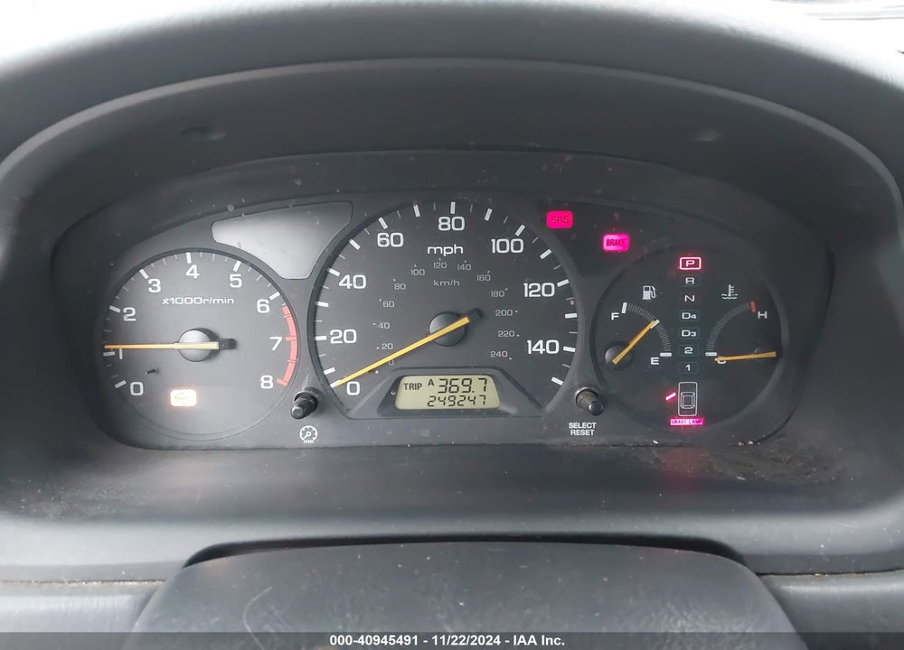 2000 HONDA ACCORD 3.0 EX VIN: 1HGCG225XYA044527