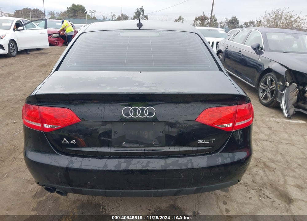 2011 AUDI A4 2.0T PREMIUM VIN: WAUEFAFL7BN046438