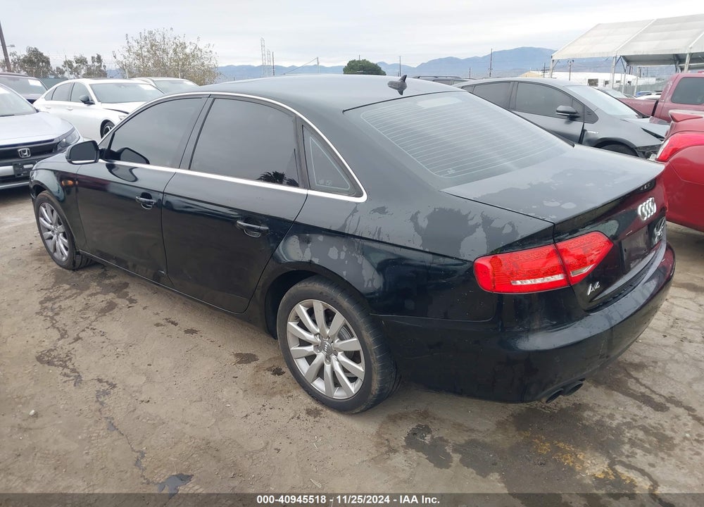 2011 AUDI A4 2.0T PREMIUM VIN: WAUEFAFL7BN046438