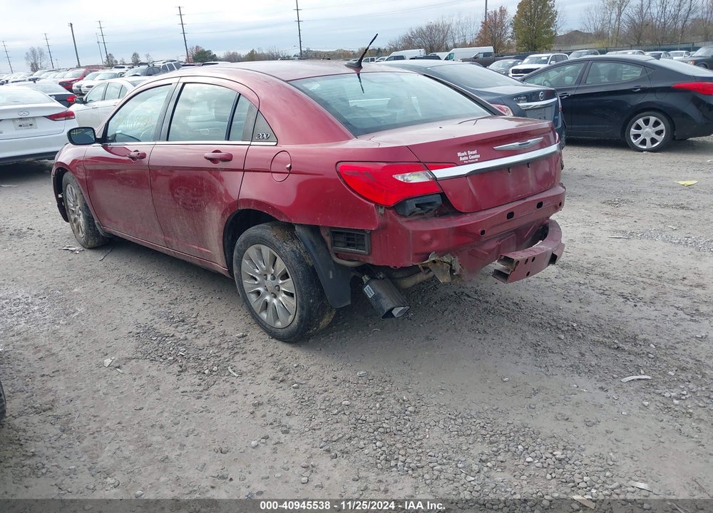 2012 CHRYSLER 200 LX VIN: 1C3CCBAB7CN166964