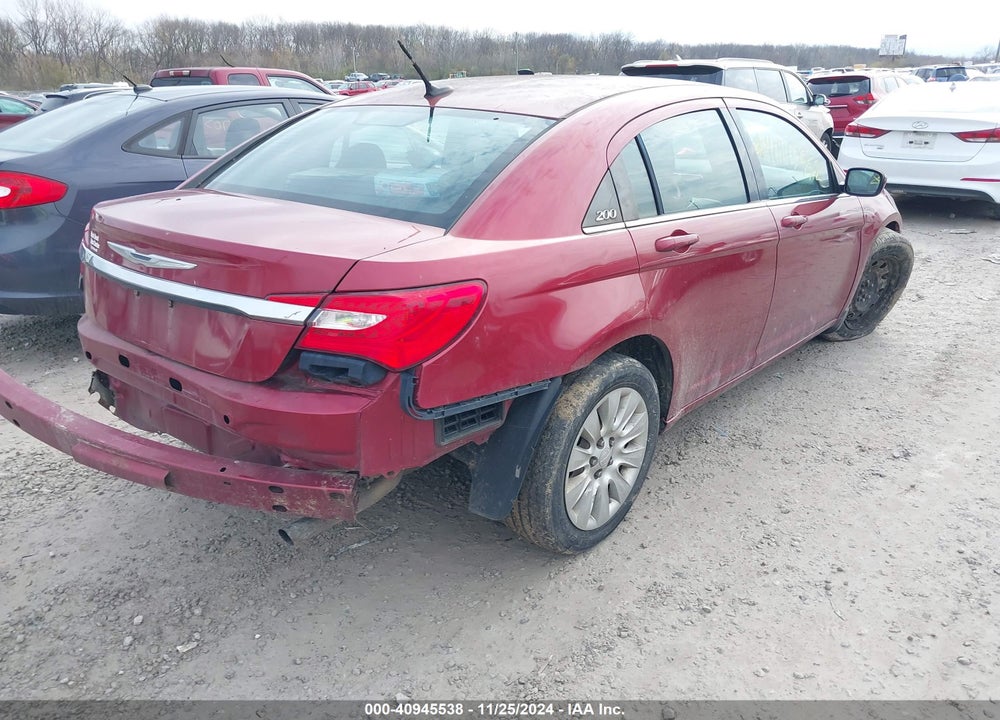 2012 CHRYSLER 200 LX VIN: 1C3CCBAB7CN166964