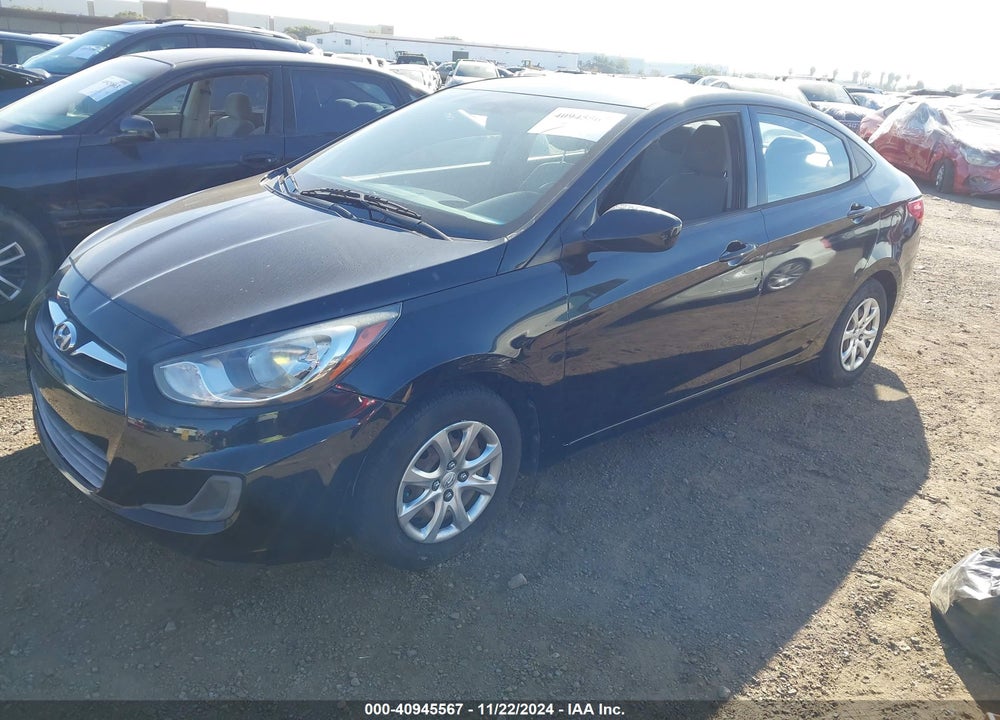 2013 HYUNDAI ACCENT GLS VIN: KMHCT4AE1DU494692