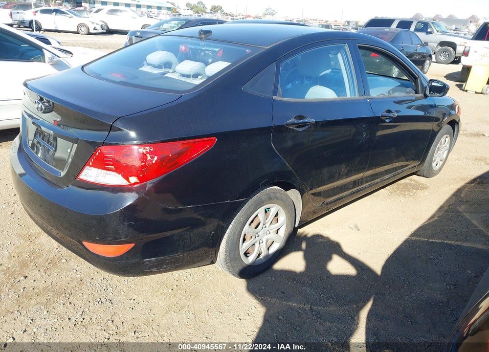 2013 HYUNDAI ACCENT GLS VIN: KMHCT4AE1DU494692