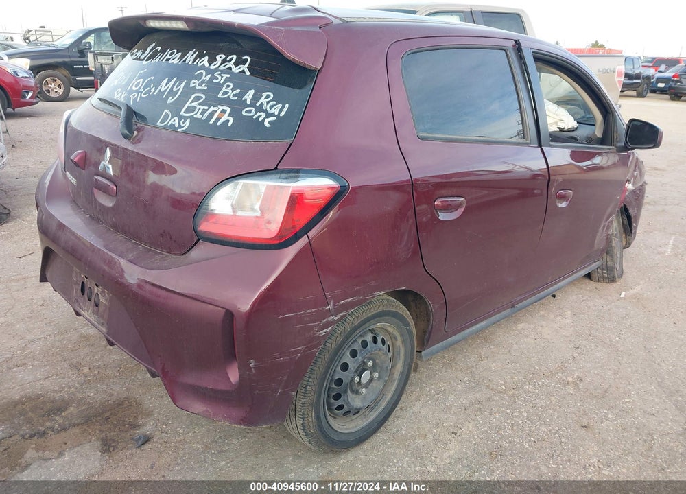 2024 MITSUBISHI MIRAGE VIN: ML32AUHJ8RH002252