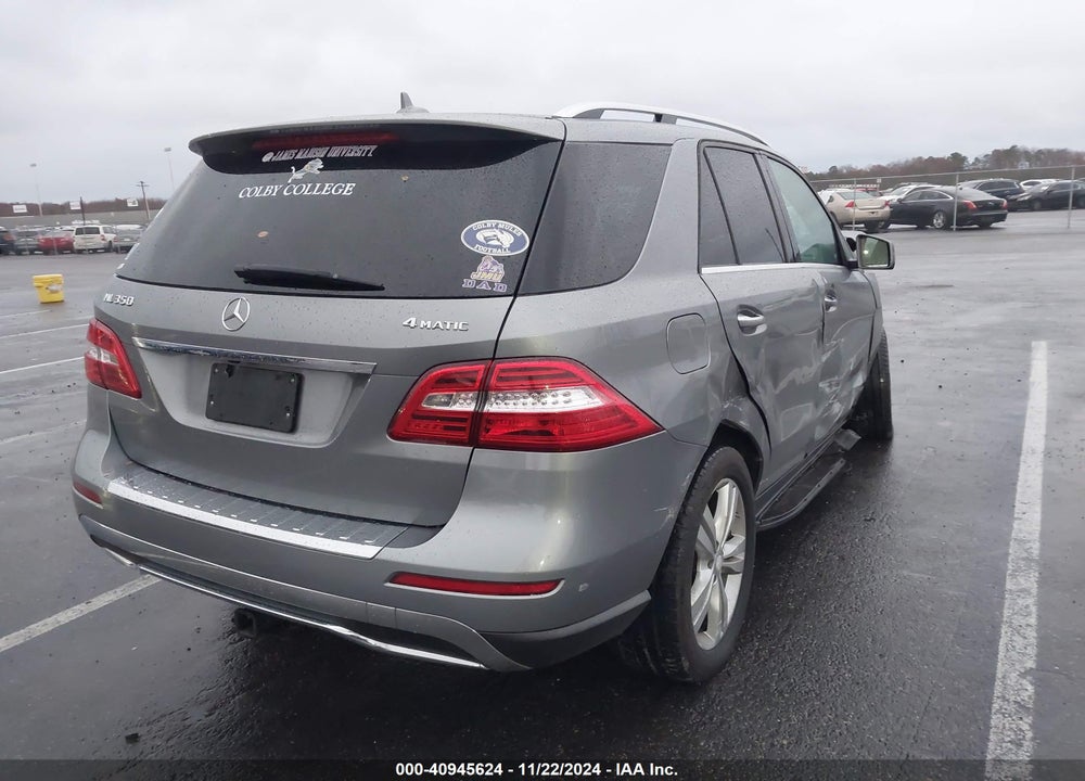 2013 MERCEDES-BENZ ML 350 4MATIC VIN: 4JGDA5HB6DA170828