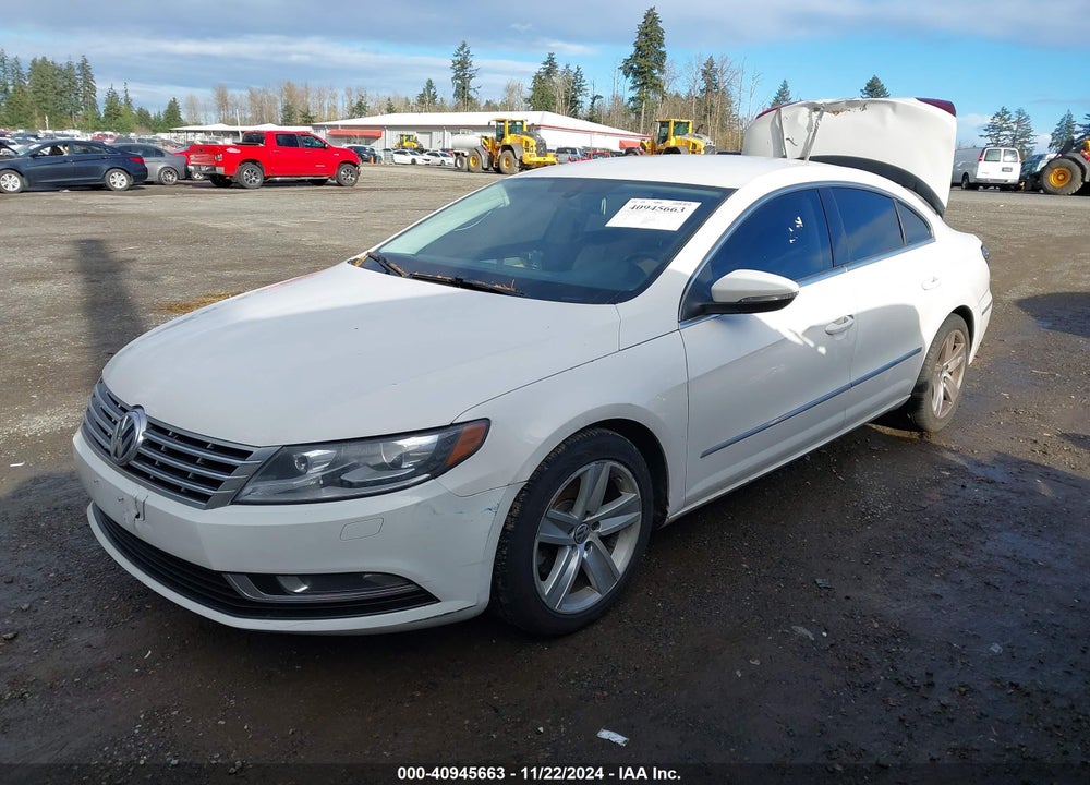 2013 VOLKSWAGEN CC 2.0T SPORT VIN: WVWBN7AN4DE544796
