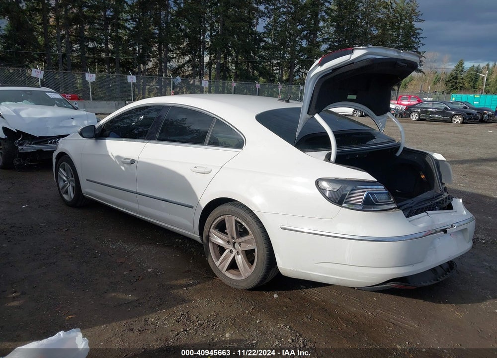 2013 VOLKSWAGEN CC 2.0T SPORT VIN: WVWBN7AN4DE544796