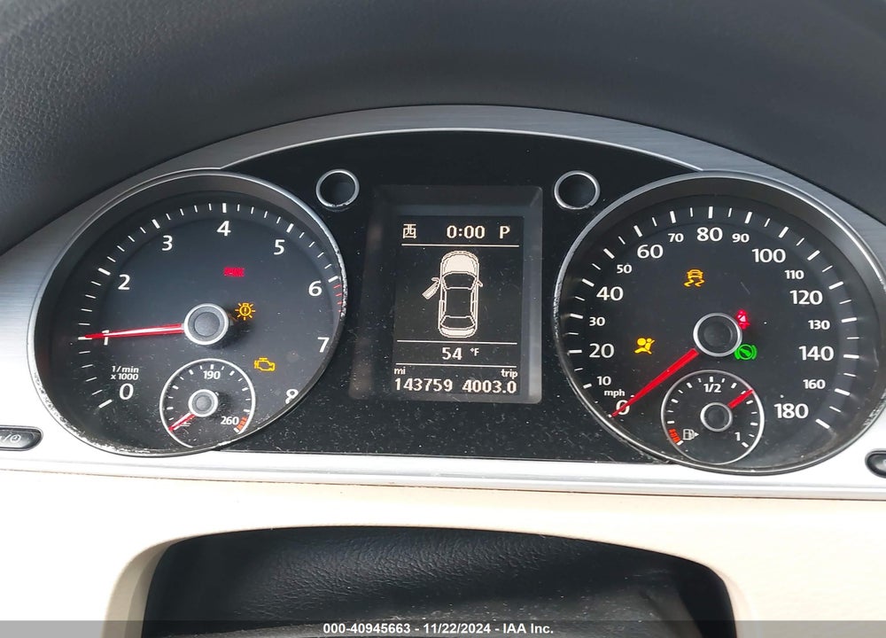 2013 VOLKSWAGEN CC 2.0T SPORT VIN: WVWBN7AN4DE544796