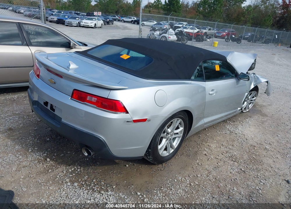 2015 CHEVROLET CAMARO VIN: 2G1FD3D31F9294066