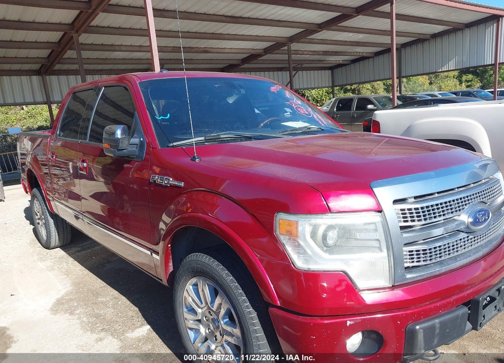 2014 FORD F-150 PLATINUM VIN: 1FTFW1EF0EFB39755