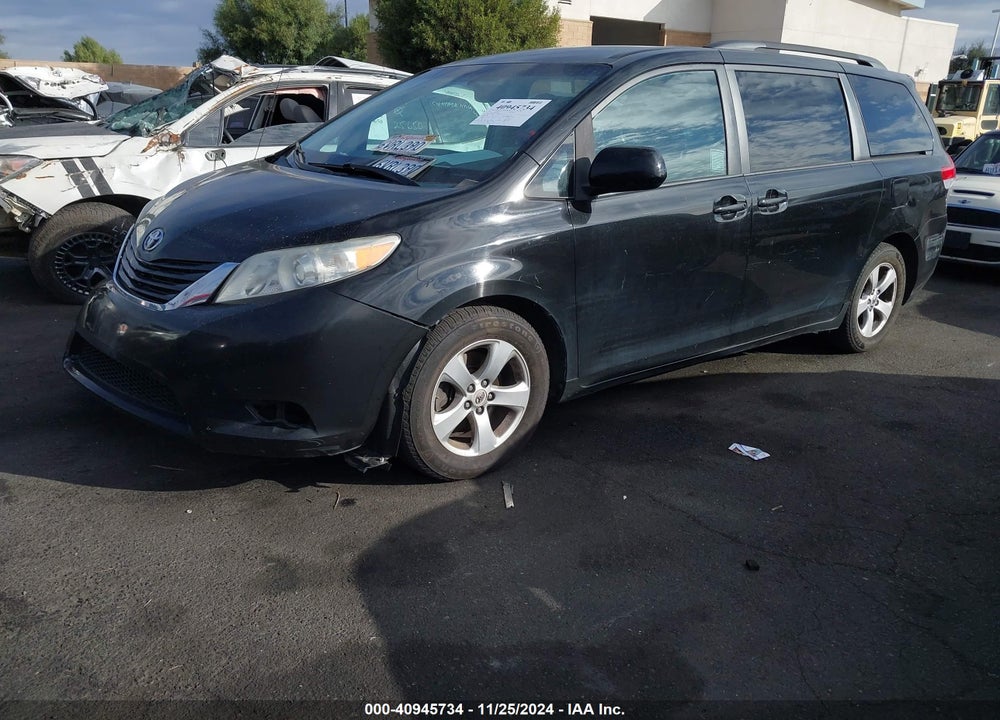 2012 TOYOTA SIENNA LE V6 8 PASSENGER VIN: 5TDKK3DC6CS253494
