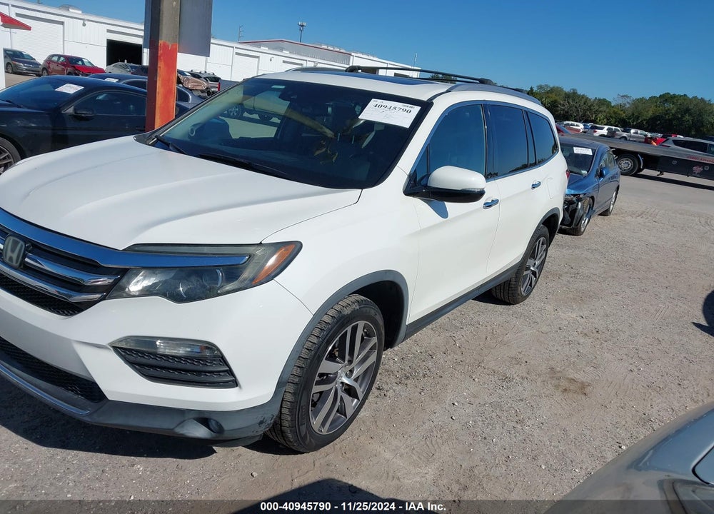 2017 HONDA PILOT ELITE VIN: 5FNYF6H03HB070386