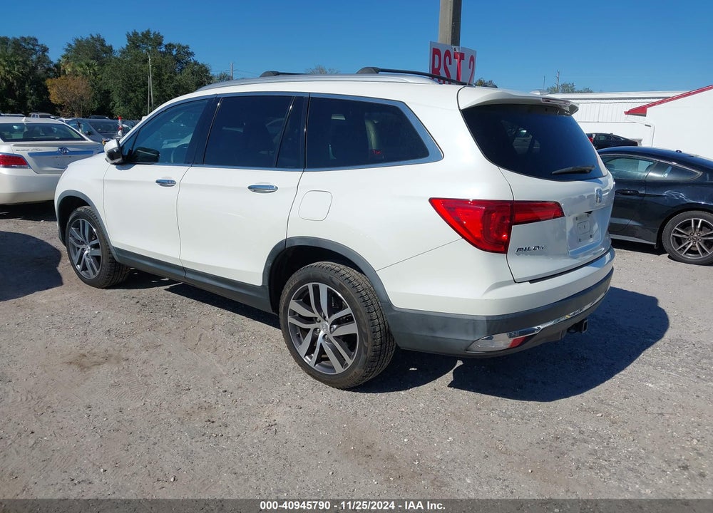 2017 HONDA PILOT ELITE VIN: 5FNYF6H03HB070386
