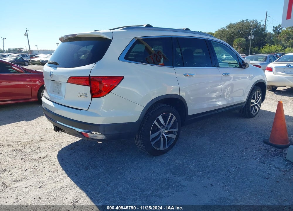 2017 HONDA PILOT ELITE VIN: 5FNYF6H03HB070386