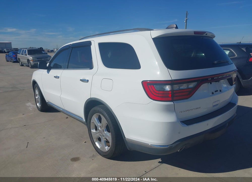 2015 DODGE DURANGO SXT VIN: 1C4RDHAG5FC722660
