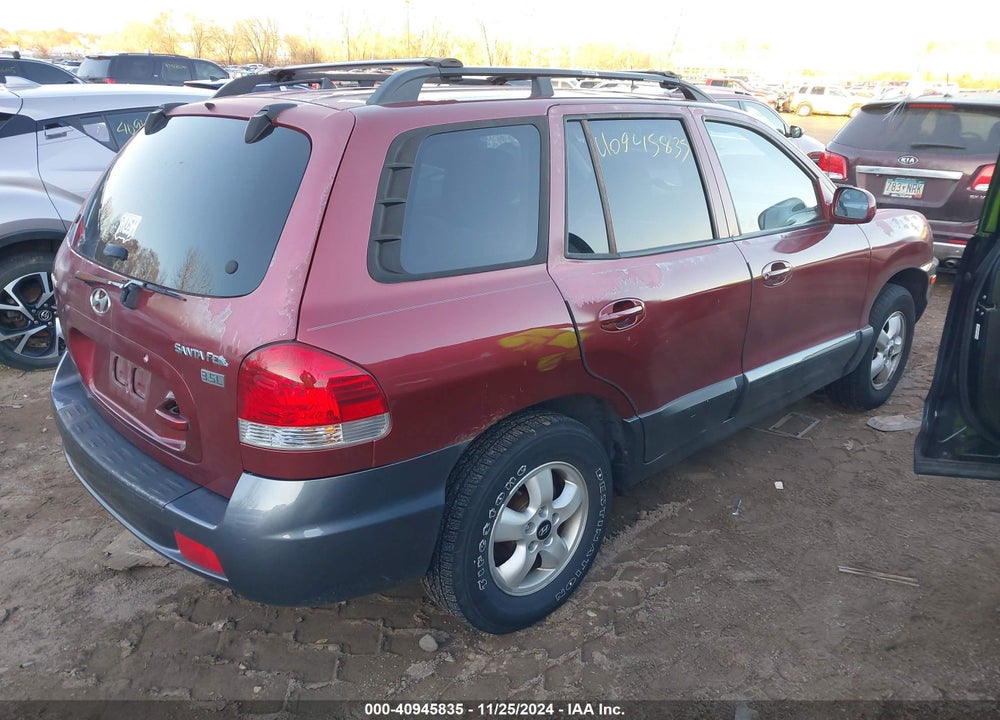 2005 HYUNDAI SANTA FE GLS/LX VIN: KM8SC13E35U887649