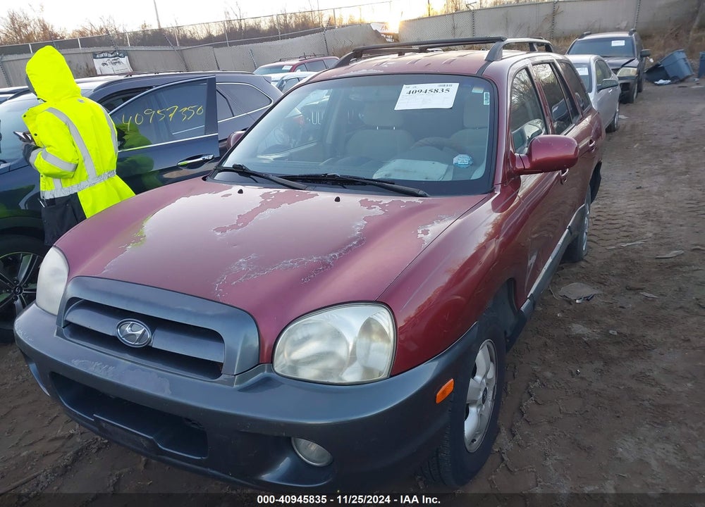 2005 HYUNDAI SANTA FE GLS/LX VIN: KM8SC13E35U887649