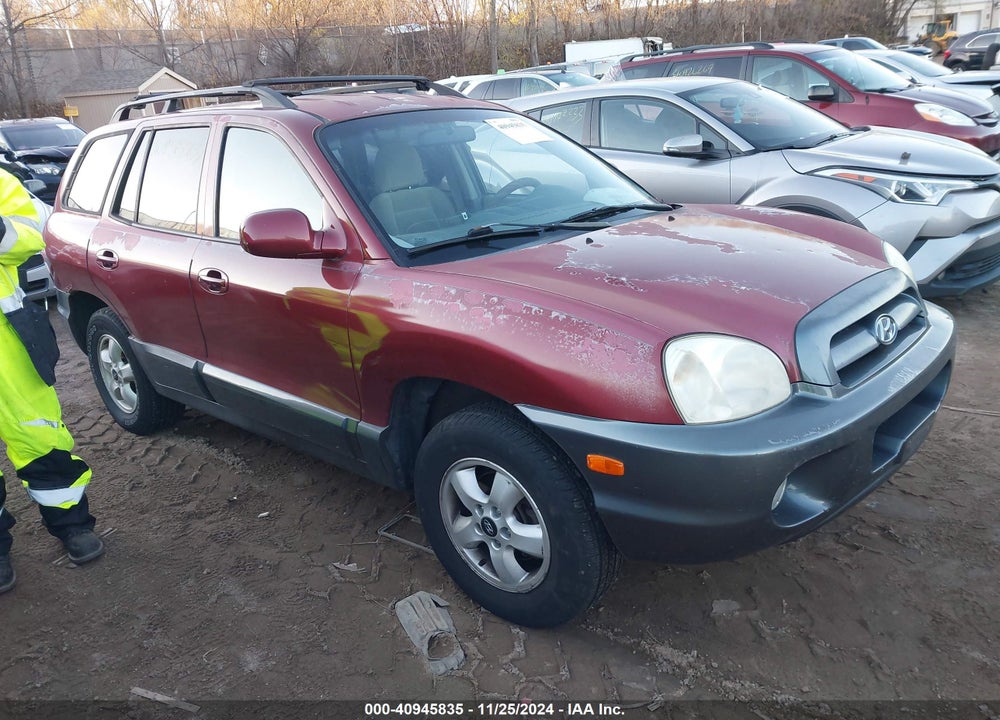 2005 HYUNDAI SANTA FE GLS/LX VIN: KM8SC13E35U887649