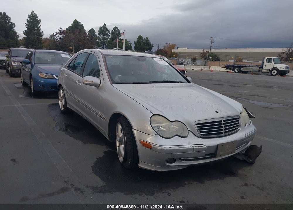 2004 MERCEDES-BENZ C 230 KOMPRESSOR SPORT/SPORT VIN: WDBRF40J74A592940