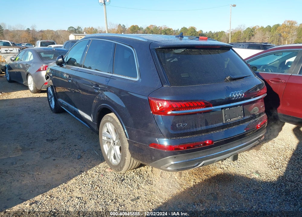 2024 AUDI Q7 PREMIUM PLUS 45 TFSI QUATTRO TIPTRONIC VIN: WA1LCBF76RD009094