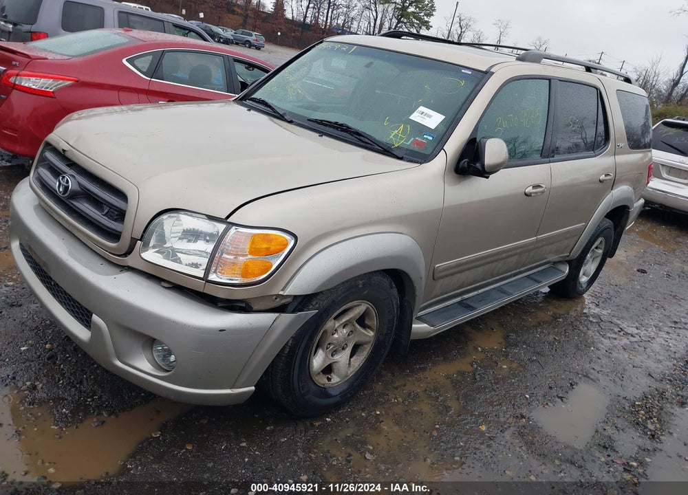 2002 TOYOTA SEQUOIA SR5 VIN: 5TDBT44A92S104383
