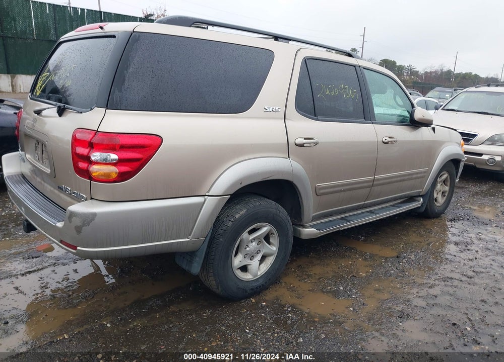 2002 TOYOTA SEQUOIA SR5 VIN: 5TDBT44A92S104383