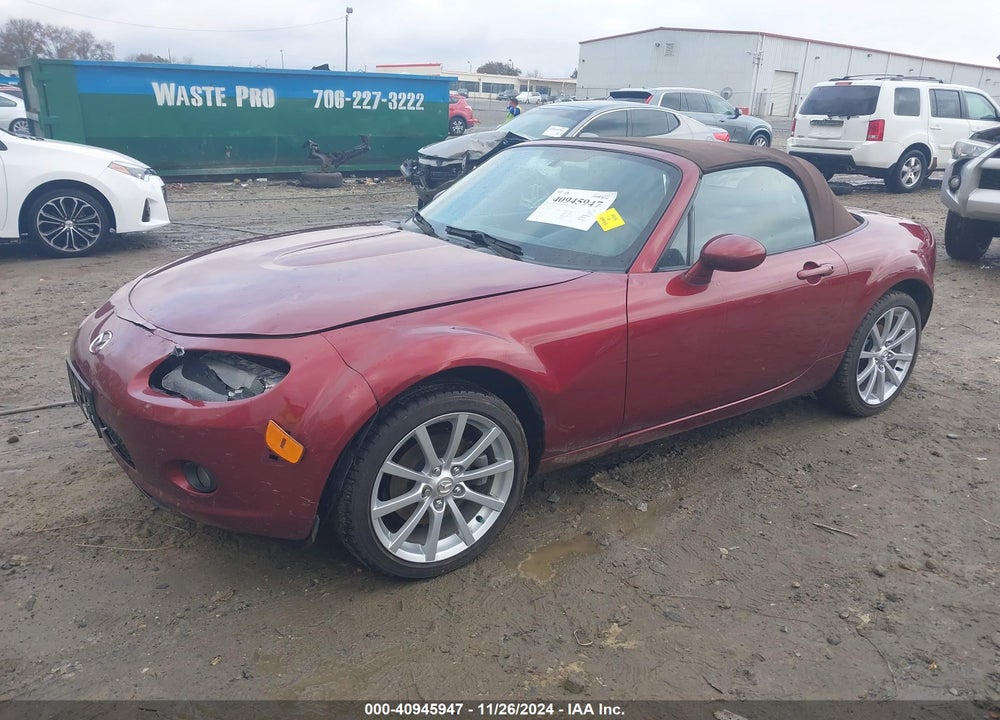 2006 MAZDA MX-5 GRAND TOURING VIN: JM1NC25F660110596
