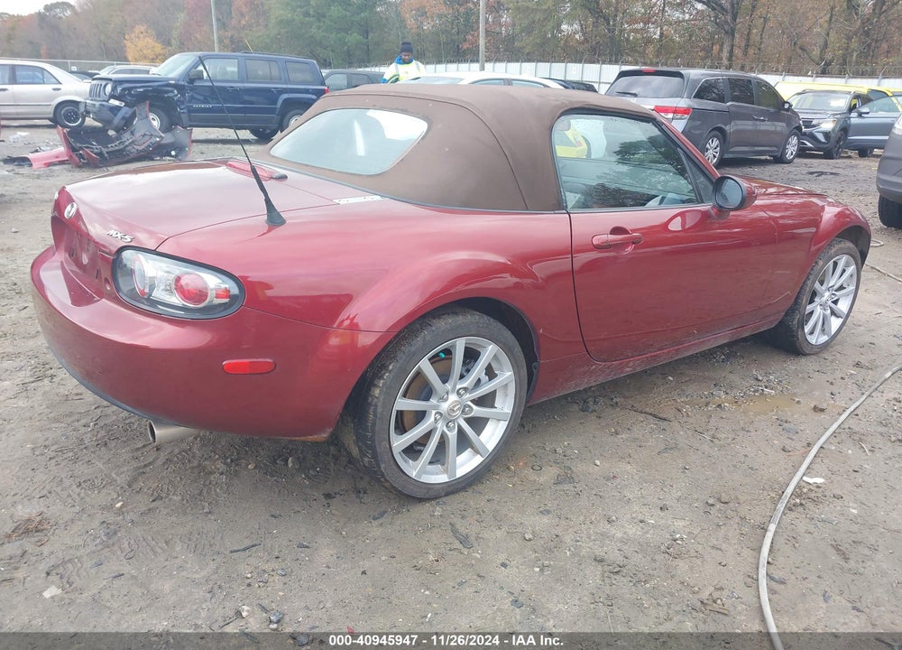 2006 MAZDA MX-5 GRAND TOURING VIN: JM1NC25F660110596