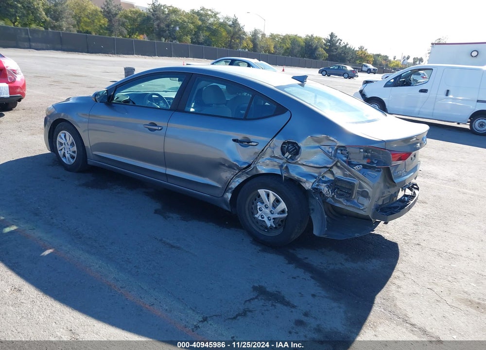 2017 HYUNDAI ELANTRA SE VIN: KMHD74LF5HU428604