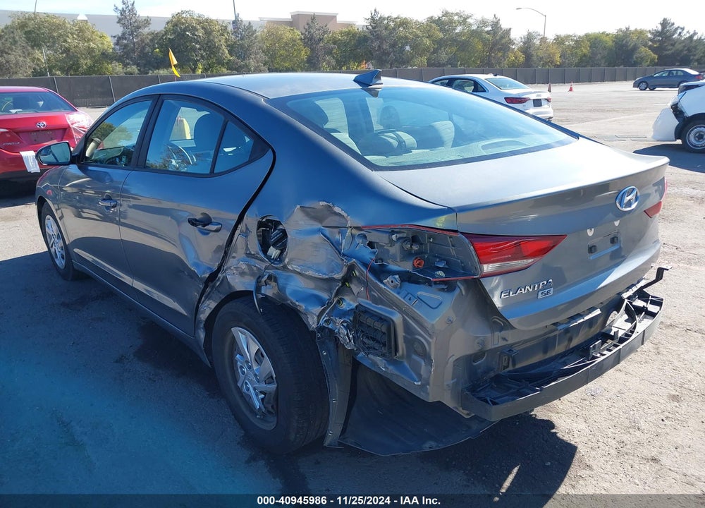 2017 HYUNDAI ELANTRA SE VIN: KMHD74LF5HU428604