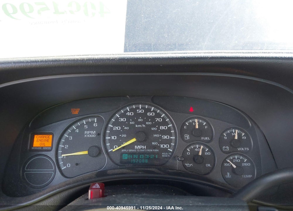 2000 CHEVROLET SILVERADO 1500 VIN: 1GCEC14V8YZ221376