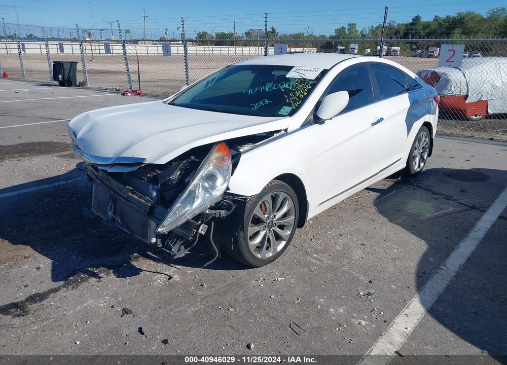 2012 HYUNDAI SONATA SE VIN: 5NPEC4ACXCH364933