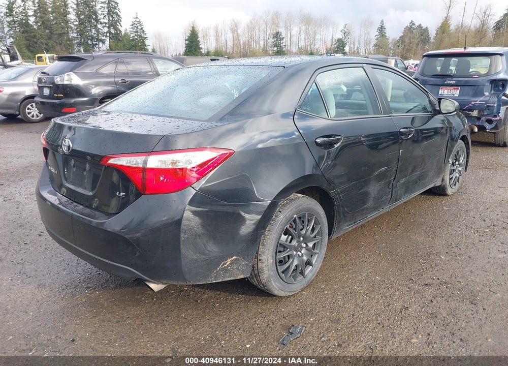 2014 TOYOTA COROLLA LE VIN: 2T1BURHE0EC225422