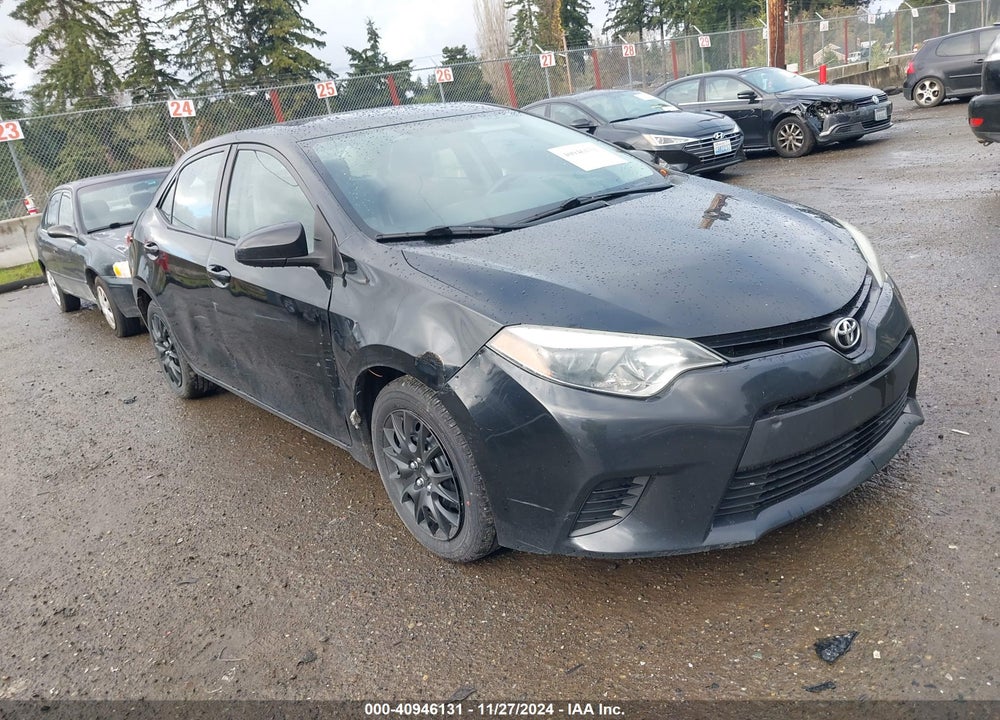 2014 TOYOTA COROLLA LE VIN: 2T1BURHE0EC225422