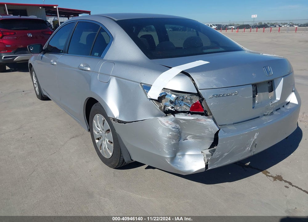 2009 HONDA ACCORD 2.4 LX VIN: 1HGCP26339A038594