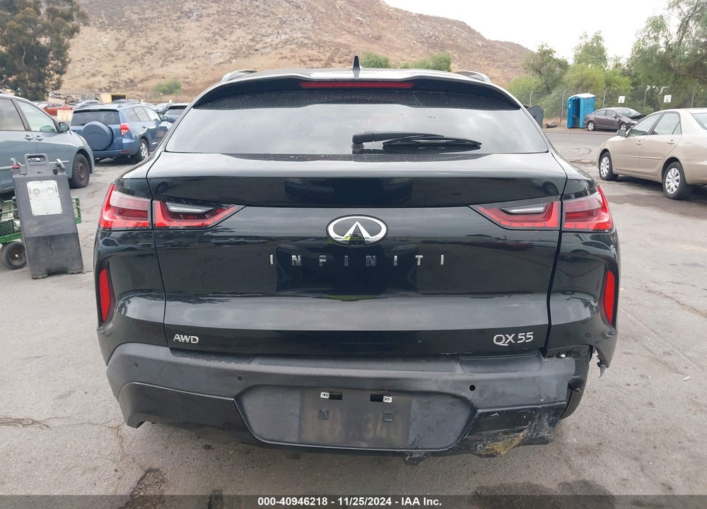 2022 INFINITI QX55 LUXE AWD VIN: 3PCAJ5J38NF104719