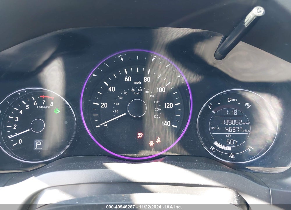 2018 HONDA HR-V EX VIN: 3CZRU5H52JM718229
