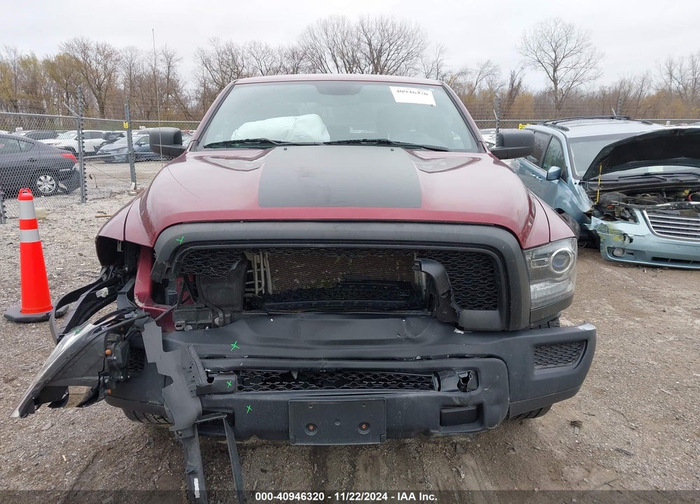 2021 RAM 1500 CLASSIC WARLOCK 4X4 6'4 BOX VIN: 1C6RR7GG8MS501860